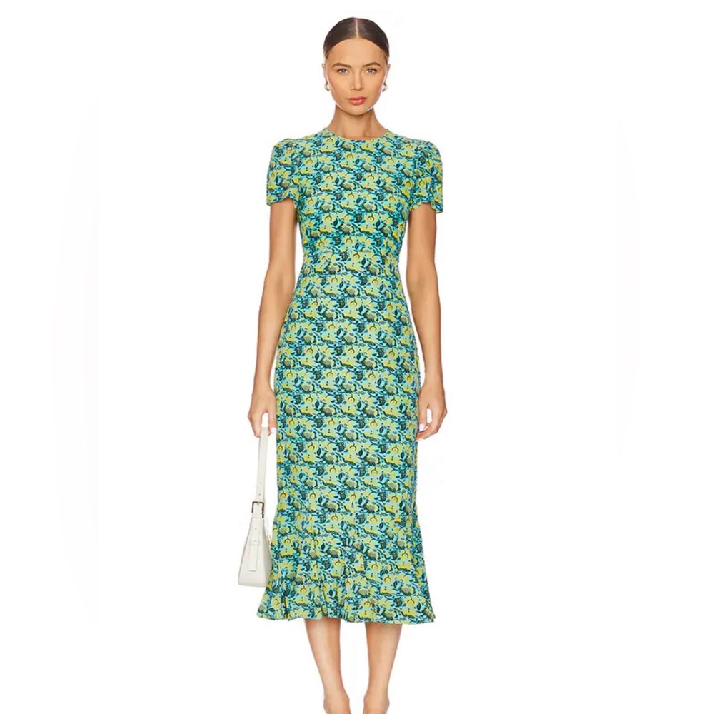 Rhode Lulani Dress in Blue Rio Floral - Size 4